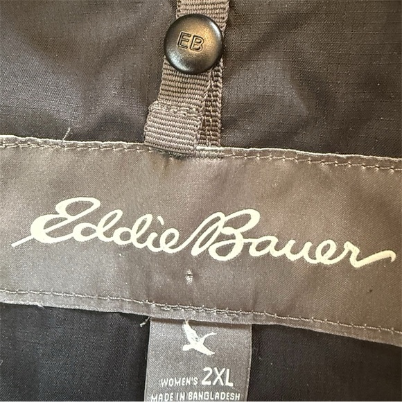 Eddie Bauer Weatheredge Rain Jacket Rain Coat Size 2XL - Picture 3 of 4